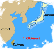 map of okinawa